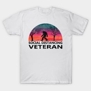 social distancing veteran T-Shirt